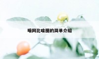 暗网比喻图的简单介绍