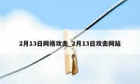 2月13日网络攻击_2月13日攻击网站